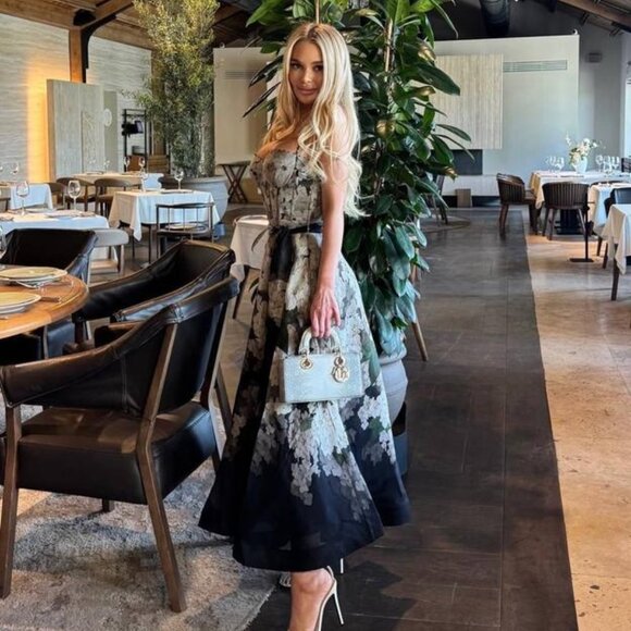 Zimmermann Balance linen and silk bustier dress - Picture 3 of 14